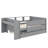 Versatile Twin Daybed With Built-In Drawers And Trundle Bed, Headboard Storage Compartments, Tables, And Convenient USB Charging Station-1971936373