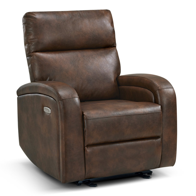 Fauteuil inclinable électrique avec bouton-poussoir Zero Wall-Hugger, Marron foncé