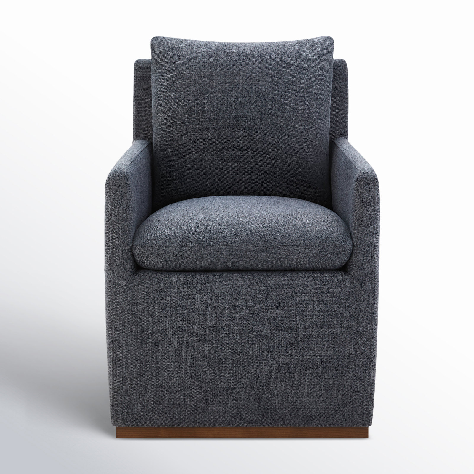 Bobbi Linen Armchair, Effie Indigo Performance Linen