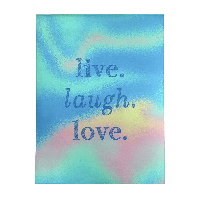 Quotes Chenille Indoor Rug, Rectangle 5' x 7'