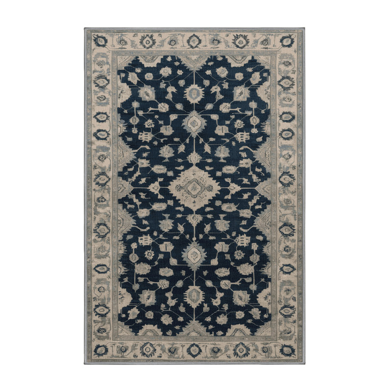 Tapis gris lavable à la machine, Rectangle 4pi x 6 pi