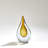 Stretched Neck Vase-Amber-Sm