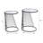 Glass Top Nesting Tables