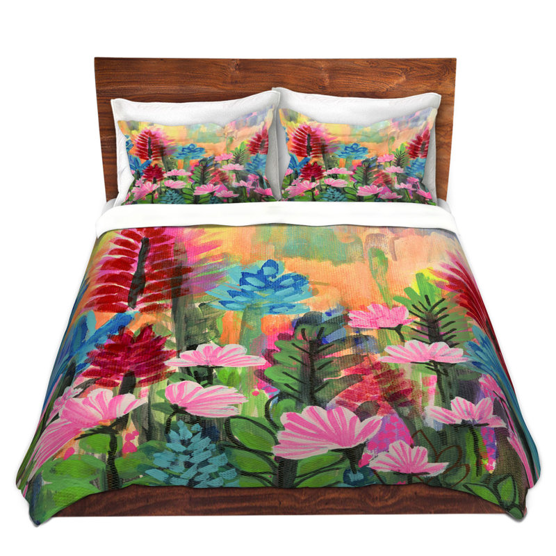 Ensemble de housse de couette petrichor, 1 housse de couette grand + 2 taies standards