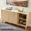 Commode moderne à 4 tiroirs en bois, commode de rangement avec poignées en métal, organisateur de chambre à coucher large-1263315672
