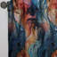 Motif cachemire artistique - rideau en velours glamour - obscurcissant - 1 panneau-107596933