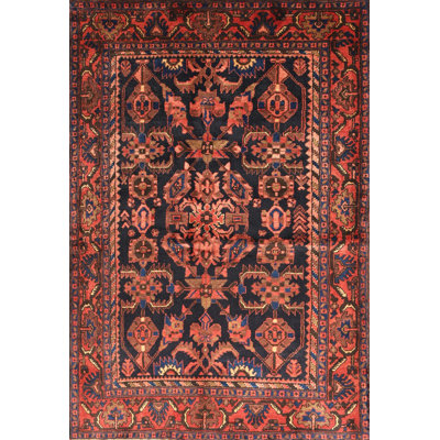 Tapis traditionnel rouge / brun