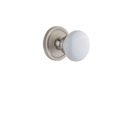 Bouton d'intimité avec rosette Grandeur Circulaire