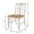 Luthor 5 - Piece Extendable Dining Set in Brown and White