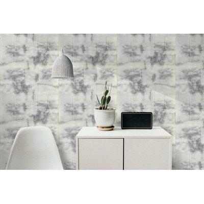 Beige, Charcoal Faux Bricks 3D Wall Panel, Peel And Stick Wall Sticker, Self-Adhesive Foam Wallpaper For Interior Design Wall Panelling Decor, 2.3Ft X 2.3Ft, 5.29 Sq Ft Each, 5-Pack