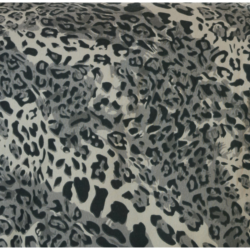 Blevens Animal Print Duvet Cover Set with Pillowcases Included, Double Duvet Cover + 2 Standard Pillowcases, Grey/Black