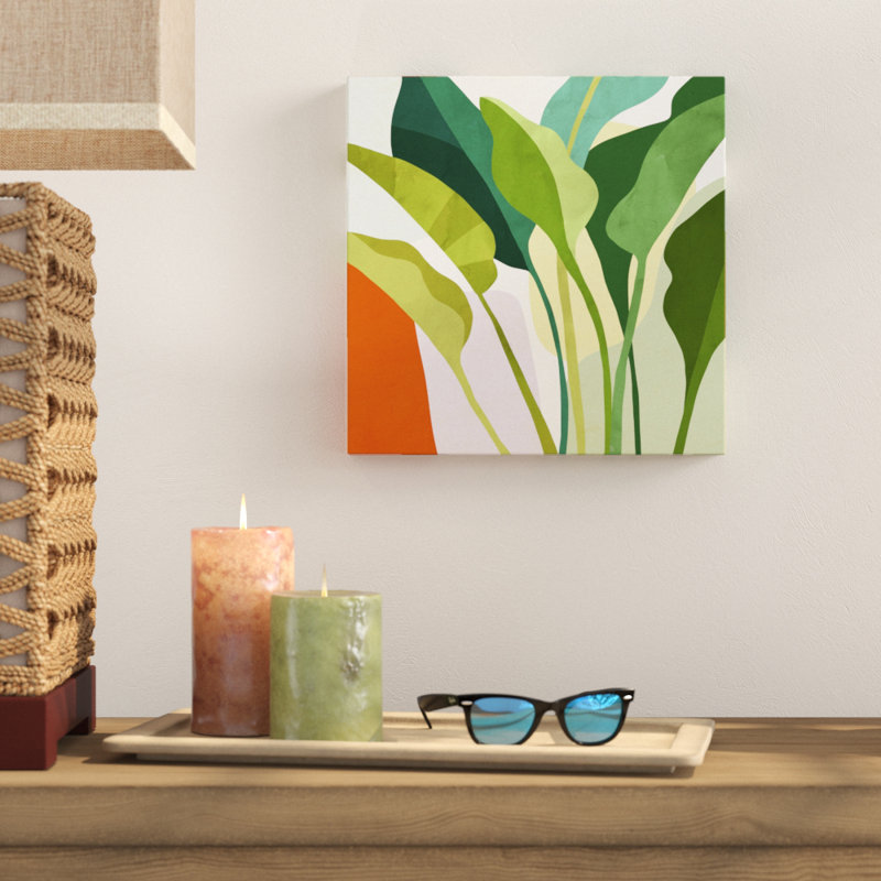«Tropica I» par Victoria Borges - impression sur toile, H 20 po x l 20 po, Impression sans cadre, Sans cadre