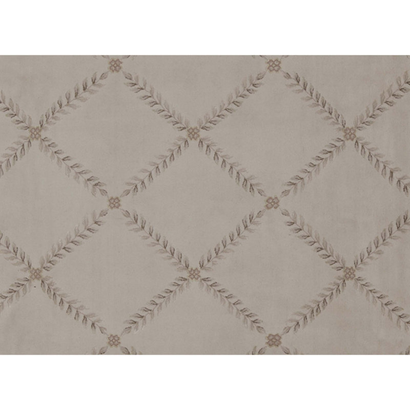 Tapis ivoire noué à la main de haute qualité