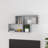 vidaXL Wall Shelf Concrete Gray Engineered Wood Medium Wall Mounting