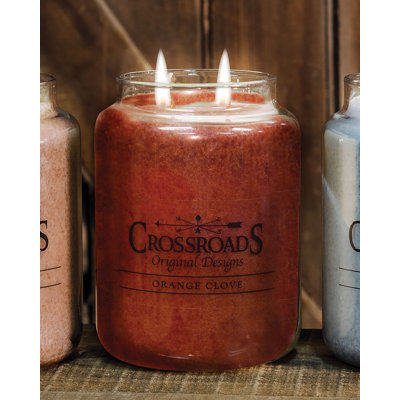 Orange Clove Scented Jar Candle