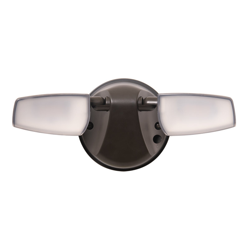 ESF 15-Watt 4000K Bronze Outdoor Integrated LED Dusk To Dawn Flood Light