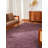 Manns Hand Knotted Loom Wool Eco-Friendly Area Rugs - 5' x 8', Rectangle, Purple Color, Plain Solid Design, High Pile Thick Handmade Anti Skid Area Rugs for Living Room, Bed Room-130704272-24442638