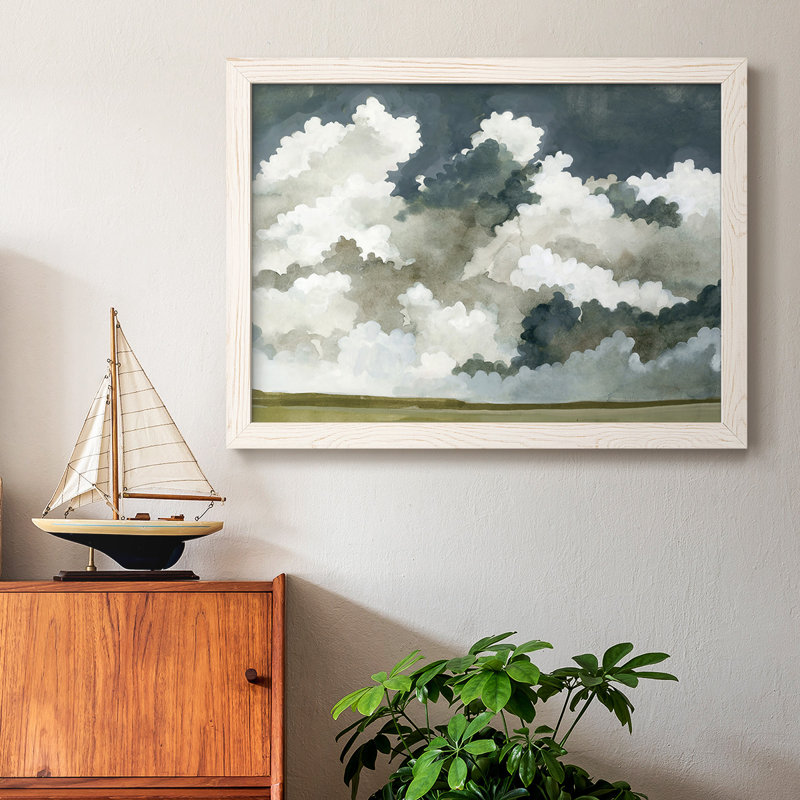 «Vast Neutral Sky III», reproduction d'art sur toile, Blanc, H 18 po x l 26 po x P 1,5 po