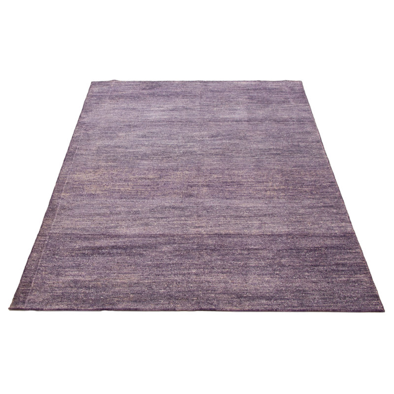 Tapis mauve noué à la main 5 pi 11 po x 8 pi 10 po