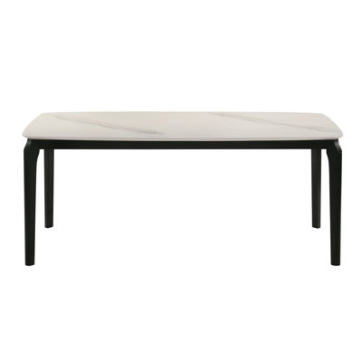 Whitlock 71 In. Marble Top Dining Table
