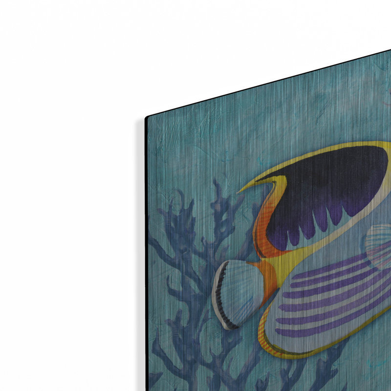 «Azure Tropical Fish I» par Paul Brent, H 12 po x l 12 po