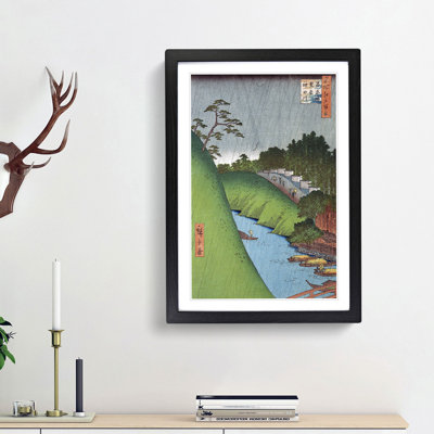 Shohei Bridge by Utagawa Hiroshige - Picture Frame Painting Print