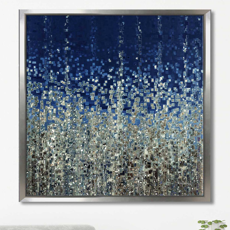 «You Are Not Alone Psalm 40: 1-3 - Floater Frame», impression sur toile, H 27,5 po x l 27,5 po