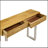 Harmony Natural and Silver 2-Drawer Console Table