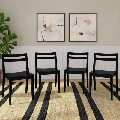 Chaise en bois massif Brevard 