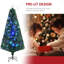 Arbre de Noël artificiel régulier (double) avec aiguilles vertes