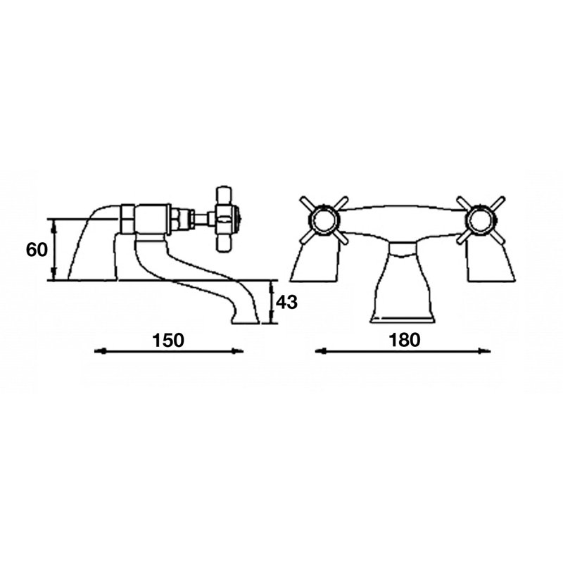 Deck Bath Faucet