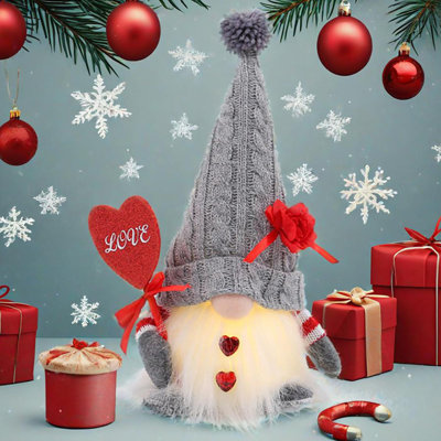 Luminous Gnome, Led Lighted Glowing, Best Gift For Family And Friends For Christmas Day New Year