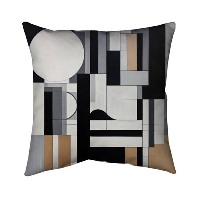 Overload Shapes Minimalist Abstract Pillow - Home Decor Pillow