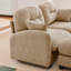 Tissu en chenille de canapé modulaire avec causeuse Cloud, dossier capitonné, conception ergonomique, mousse haute densité, accoudoirs élégants, base en bois pour le salon-1060515991