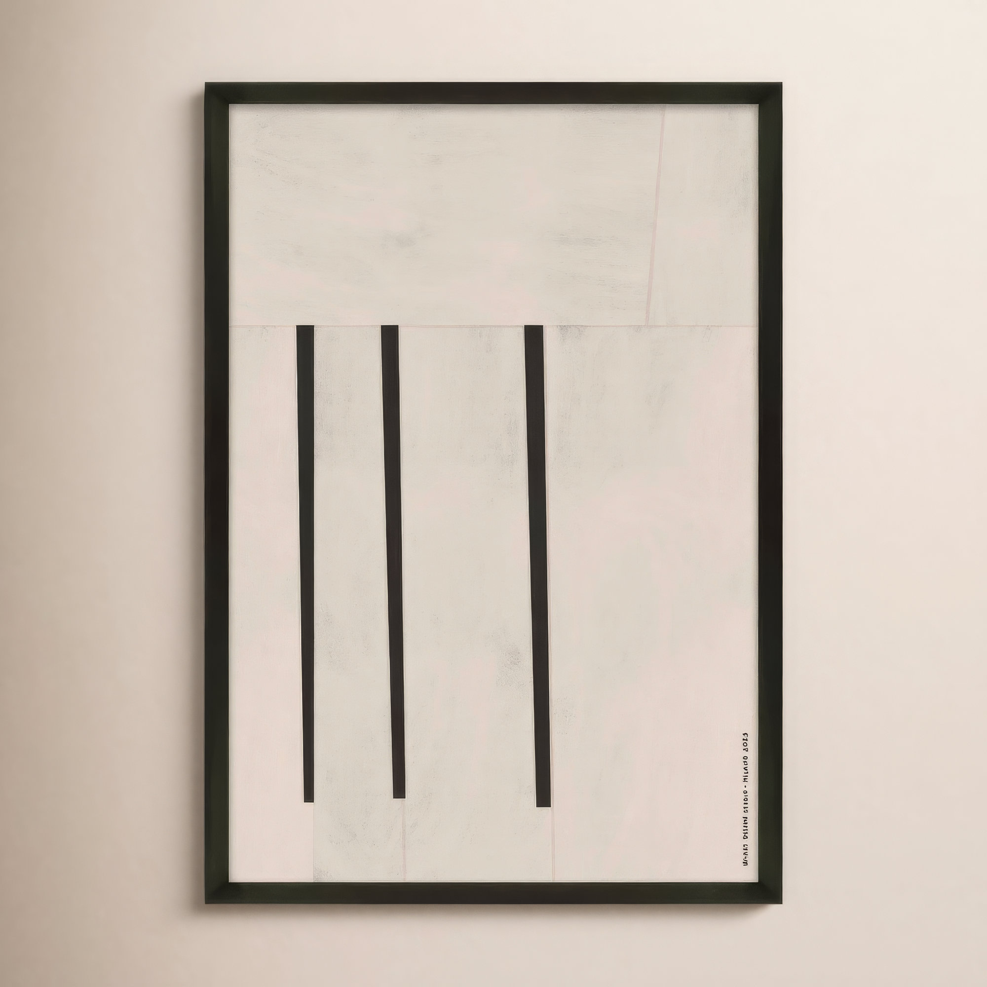 Scattered 2 by Romina Gadler, Black Paper Framed, 20" H x 14" W