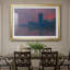 Maisons du Parlement, coucher de soleil - Claude Monet - reproduction d'art avec passe-partout et verre - 1903-1921319977-1921319983-1921319953