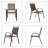 Patio Dining Set With Steel Table-239046371