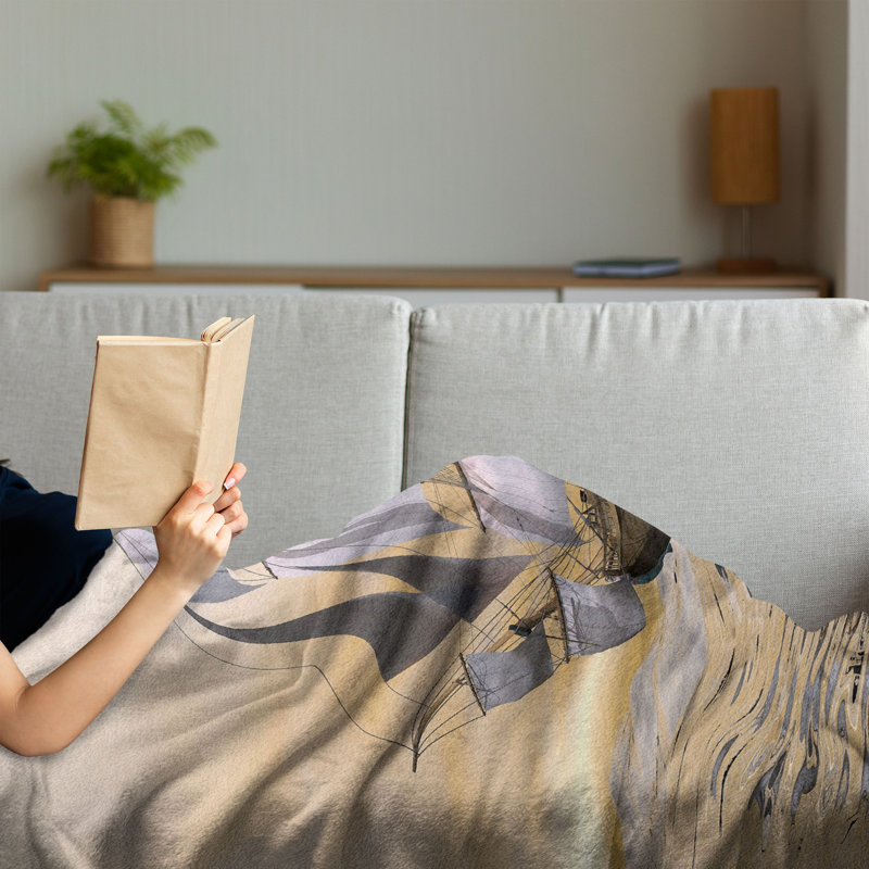 Hand Woven Throw Blanket, 60" x 80"