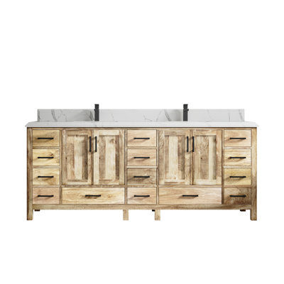 Ensemble de meuble-lavabo double 84 po Malibu