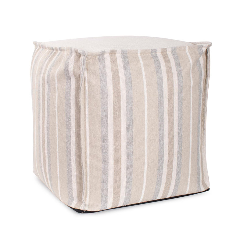 Pouf carré Lindalee, Sable