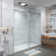 Opal Mirage MCOCOD 70-76.75"W x 76"H Double Sliding Frameless Soft Close Shower Door with 3/8"(10mm)Clear Glass