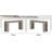 70.9" Extra Long Farmhouse Console Table, Narrow Wood Sofa Table Behind Couch, Rustic Grey Entryway Accent Table With Storage For Living Room, Hallway, Foyer