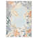 TOMMY BAHAMA Bimini Blooming Border Indoor Outdoor Area Rug Blue/Grey/Coral