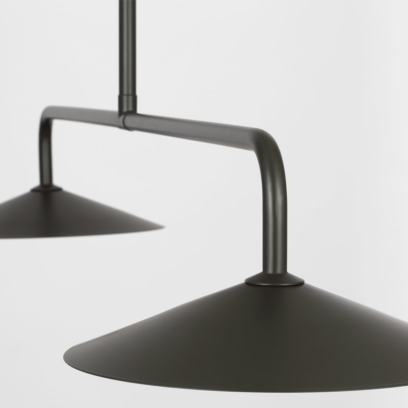 Amber Lewis Ponce 62" Linear Pendant, Modern Iron, Iron