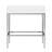 Ceramic White Rectangular Single Faucet Hole 32 in Console Bathroom Sink with Overflow-104737976