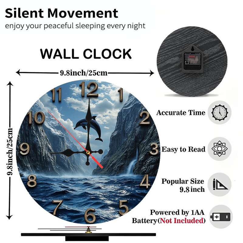 Horloge murale Ocean