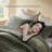 3-Piece Velvet Quilt Queen Size - Lightweight Comforter & 2 Pillow Shams, Olive Green Checkered Pattern, Oversized 118x106 Inches, All-Season Bed Cover-123107629-123107633