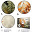 Ferns Amber Reflections - ensemble d'art mural floral en métal
