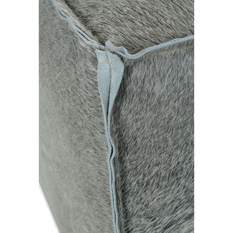 Hair On Hide Ottoman