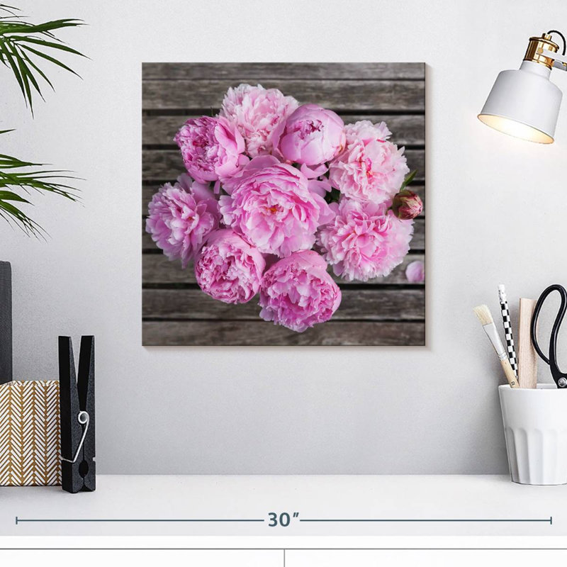 Bouquet de pivoines roses Harnek, H 16 po x l 16 po